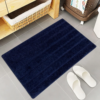Micro Fiber Cut Loop Blue Anti Slip Doormat