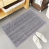 Micro Fiber Cut Loop Grey Anti Slip Doormat