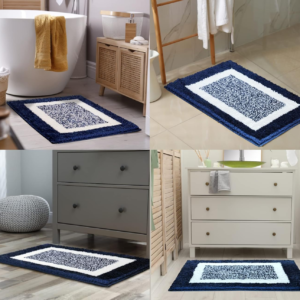 Blue Border With White Mat