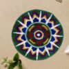 Rainbow Rangoli Mat